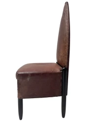 Art Deco Amsterdamse School High-Back Side Chair by Michel de Klerk, 1916